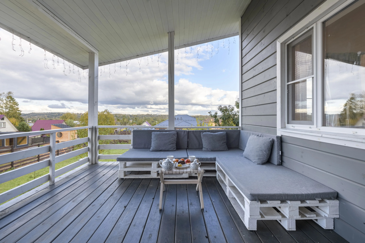 Частный дом с панорамным видом на склонах Яхромы