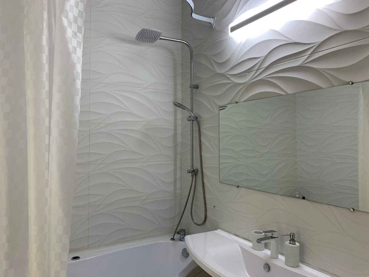 Апартаменты Белая Романтическая Студия с Панорамным Видом