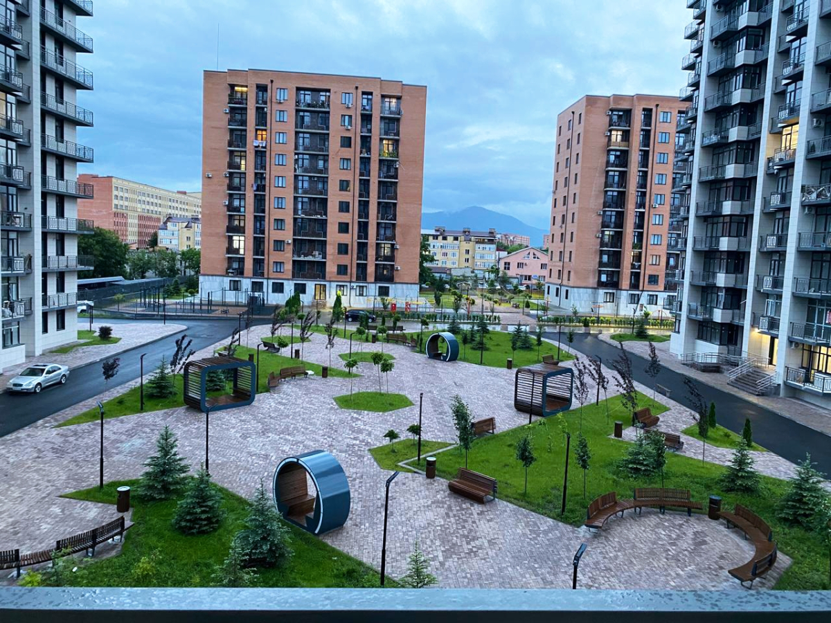 Квартира Новая с видом на горы и балконом