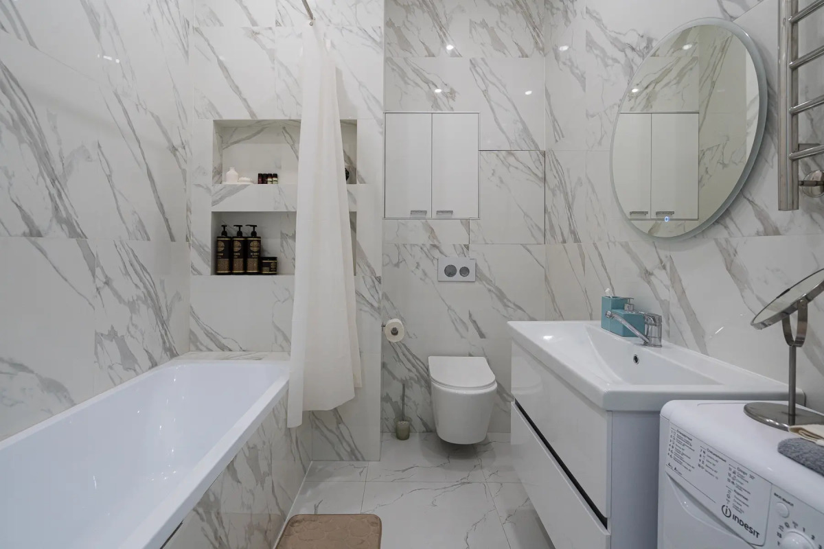 Квартира Студия Люкс в Синих Тонах