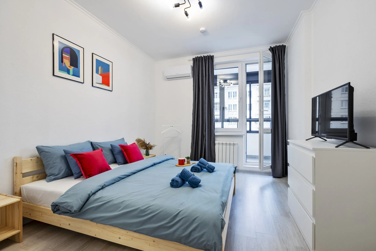 Great view 2-rooms Apartment 2 Min Walk to Raykin Plaza 2