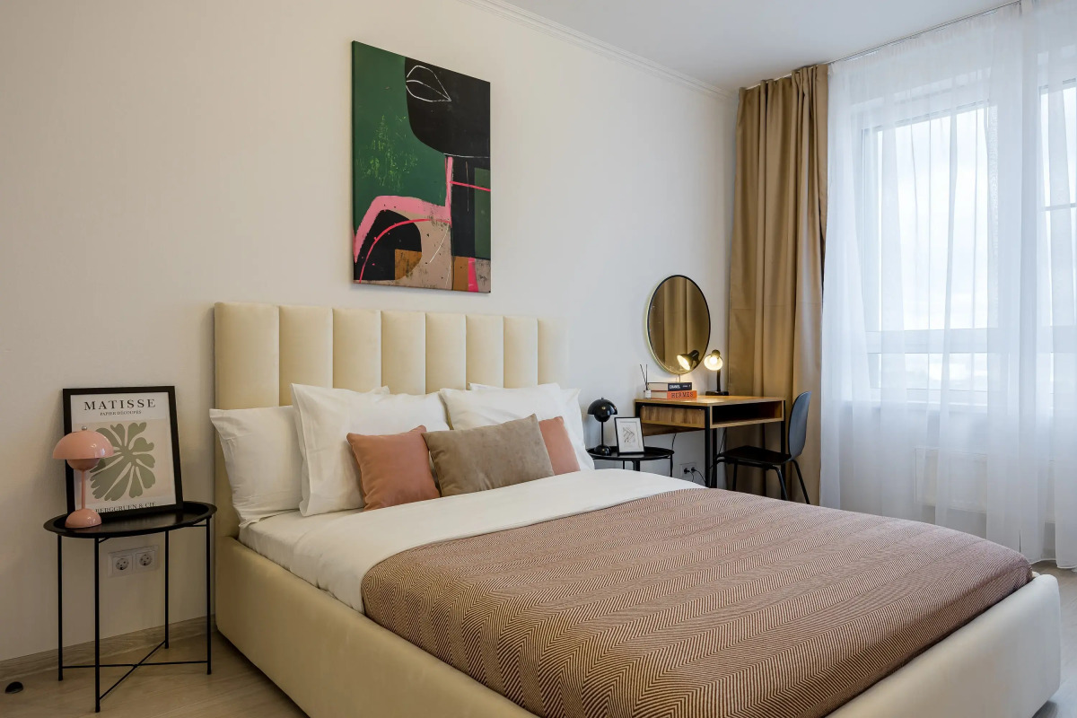 Квартира Уютная 2х комнатная у метро Нагорная