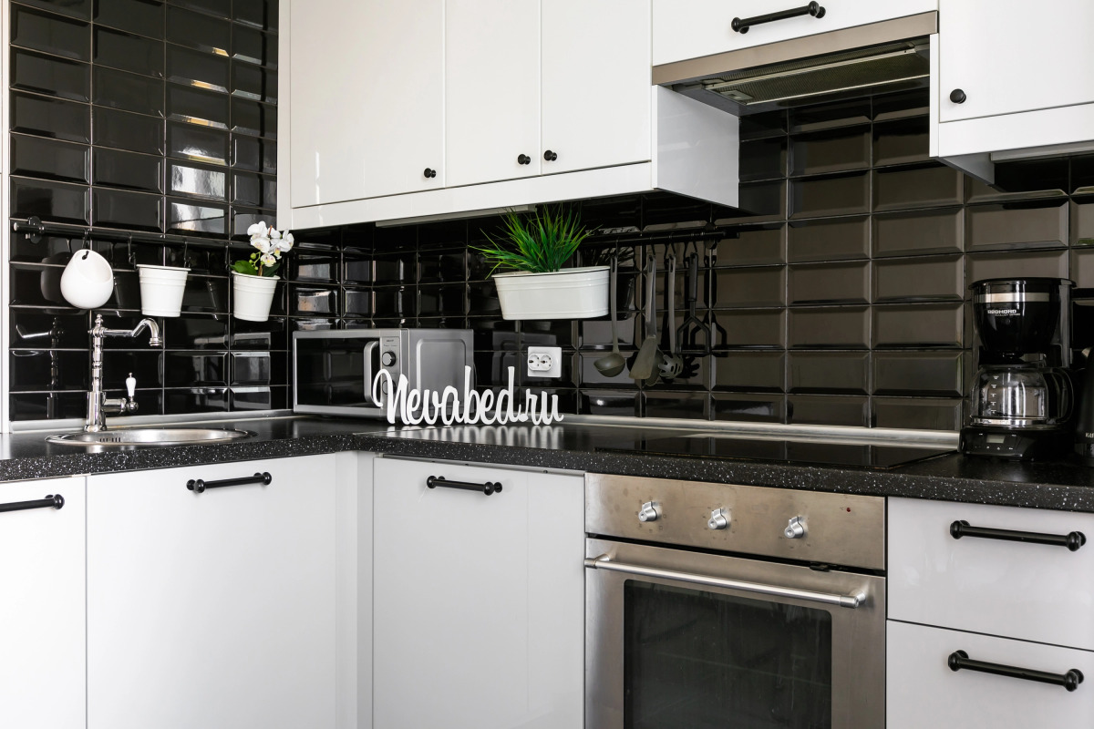 Апартаменты с 3мя комнатами NevaBed в небоскребе