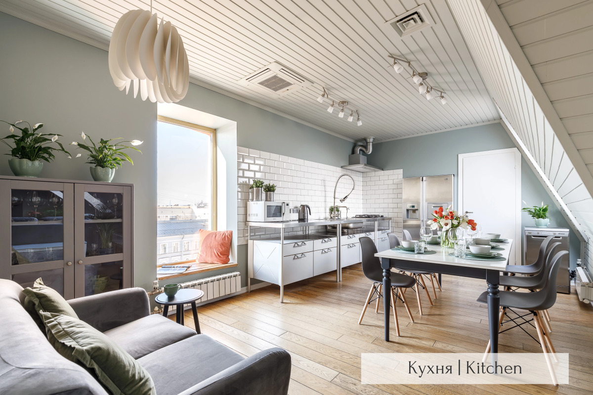 МАНСАРДА 170м² от Minin Apartments