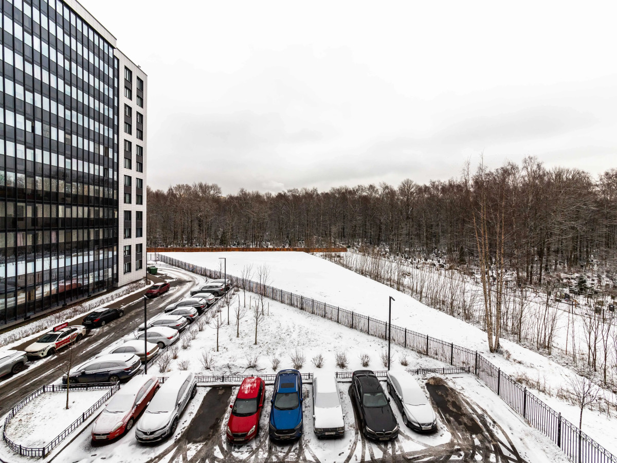 Апартаменты Тихая студия у метро Старая деревня