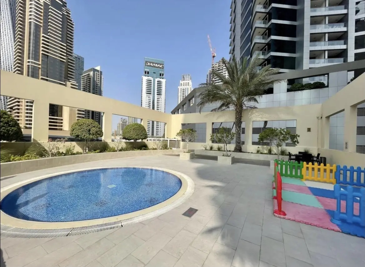 Апартаменты Studio on JBR, SEA view, POOL, Gym, LARGE terrace