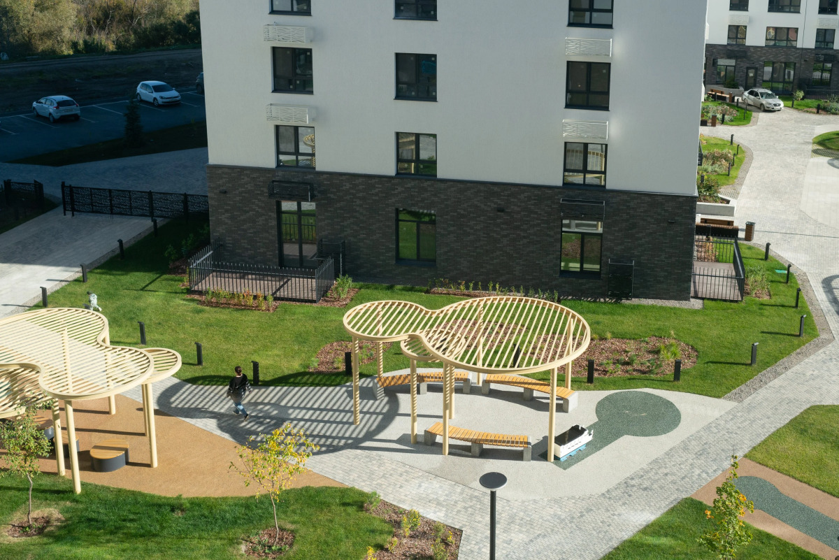 Апартаменты Стильная студия в ЖК Акватория возле реки