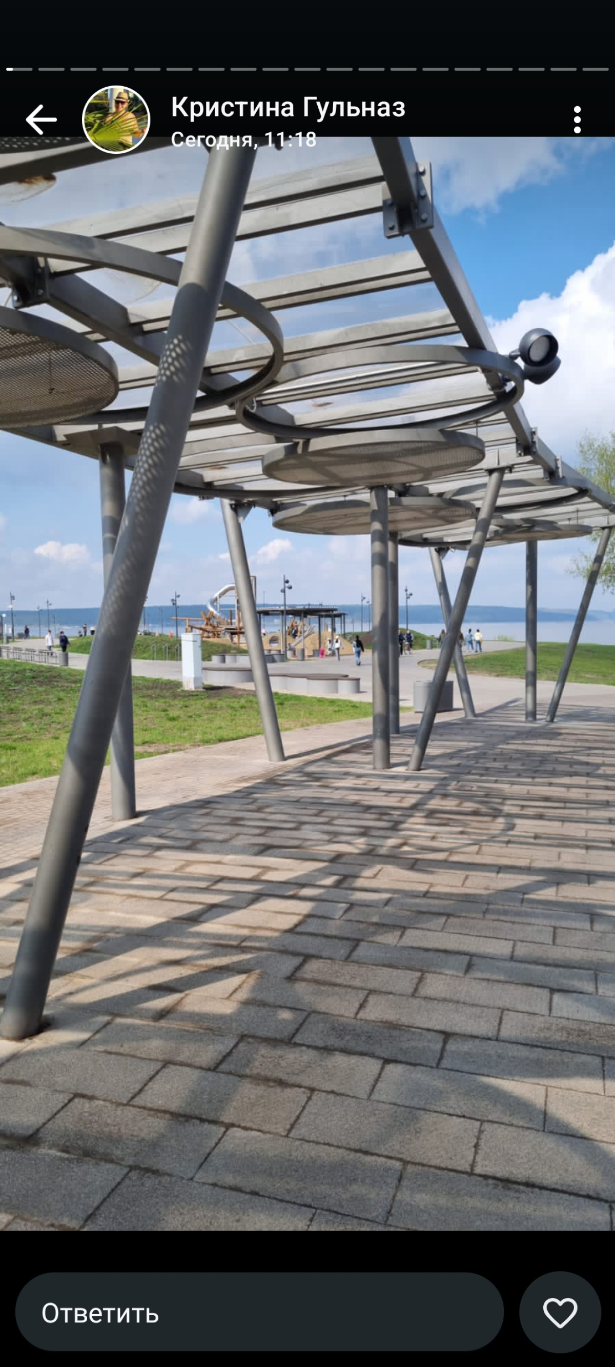 Квартира Уютная студия на набережной