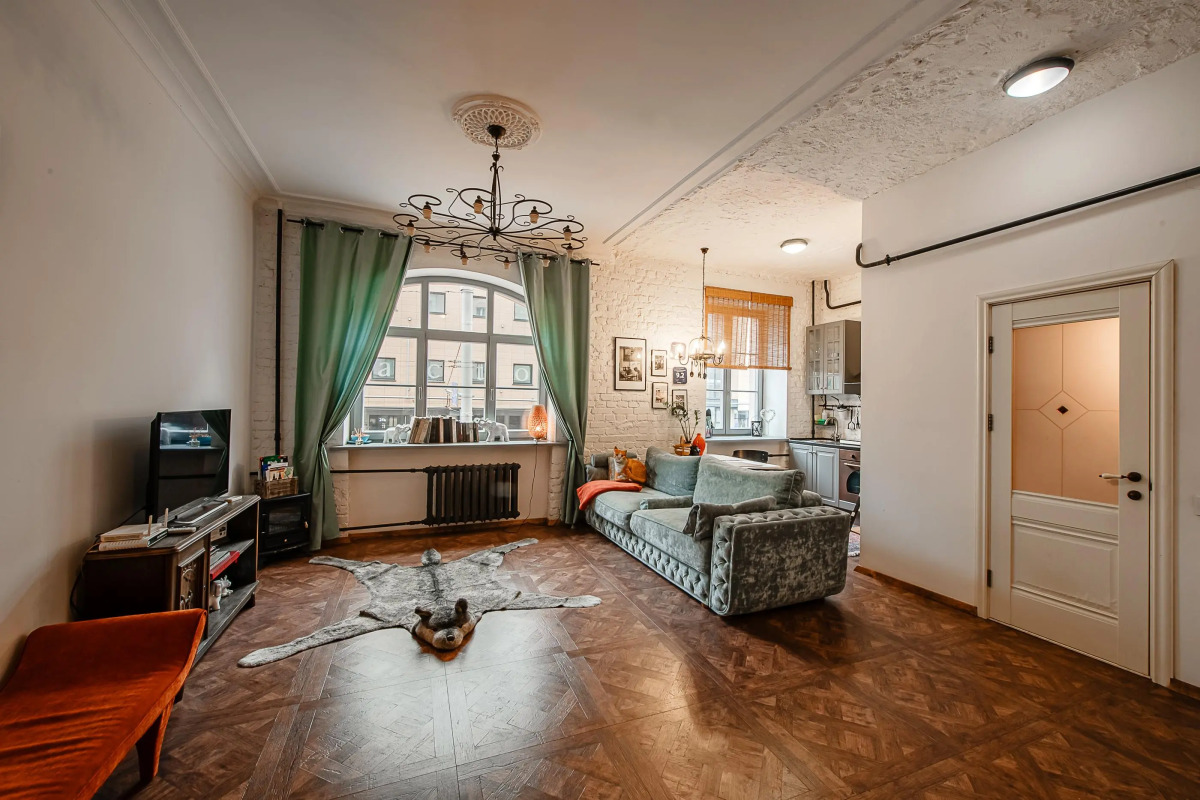 Апартаменты Студия с отдельной спальней в районе вокзала