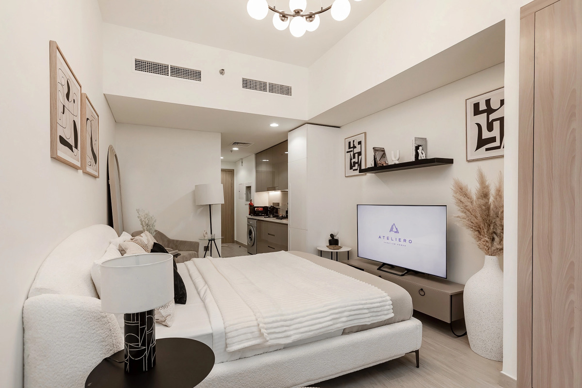 Апартаменты Modern studio in Azizi Riviera