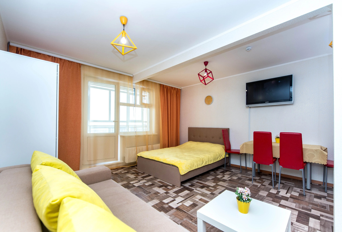 Квартира 1комнатная для 4 человек на 17 этаже с видом на город