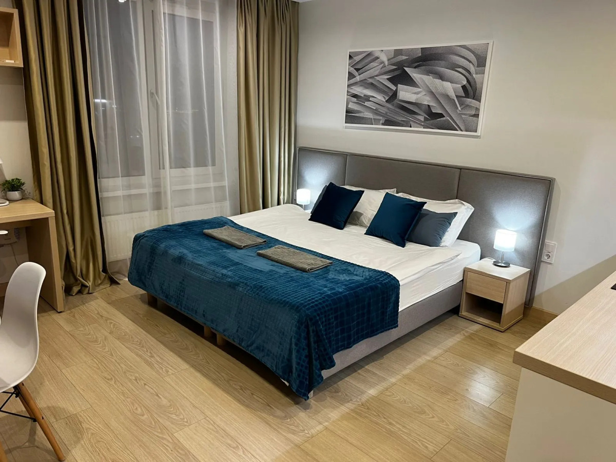 Студия Уютная с красивым видом у метро Технопарк