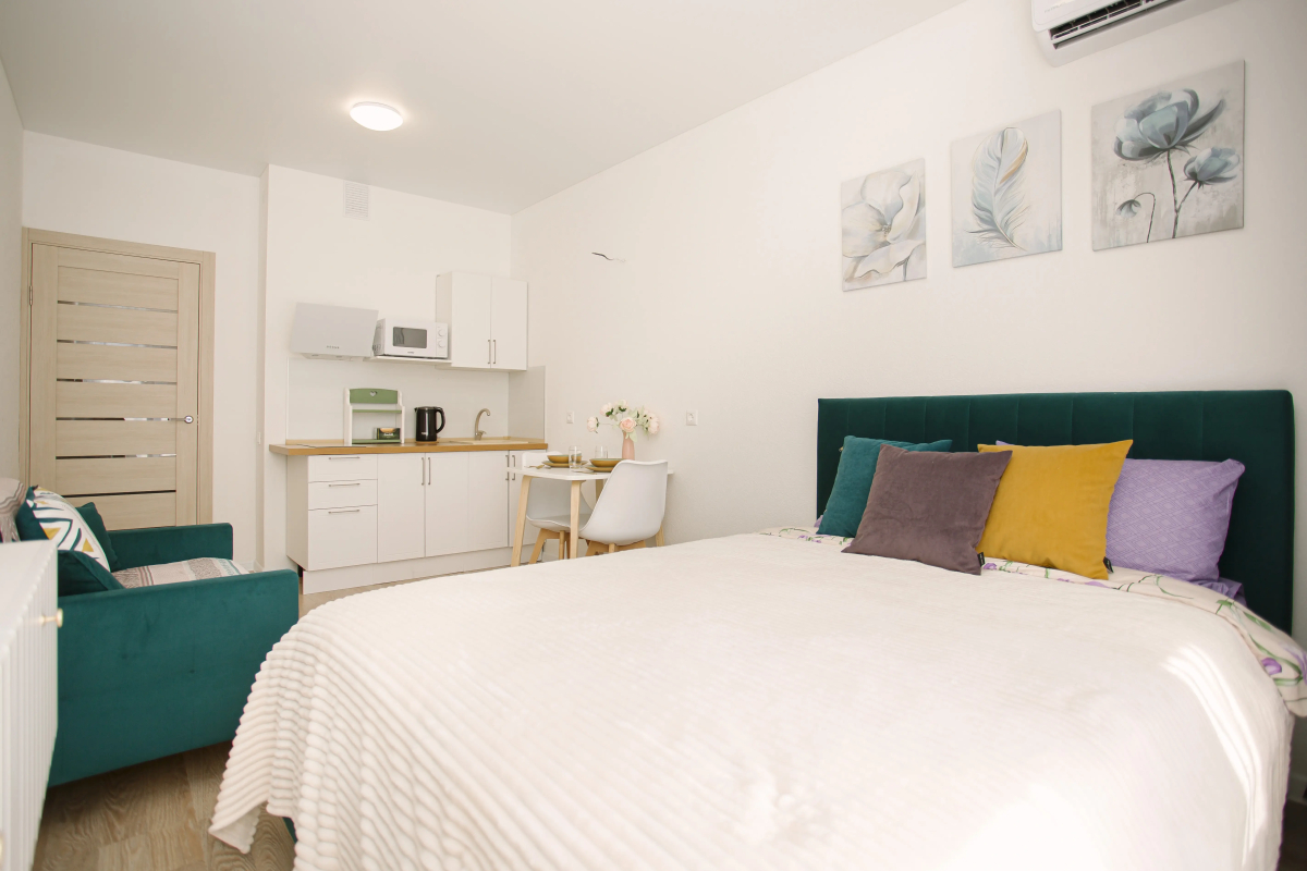 Апартаменты УК Атмосфера студия в ЖК сердце Ярославля