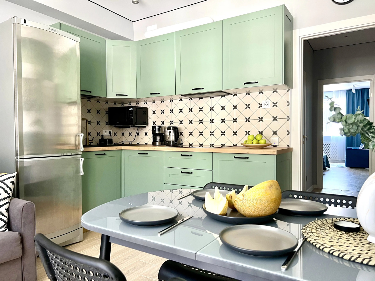 Квартира 65 м удобная для семьи напротив Казино с видом на горы