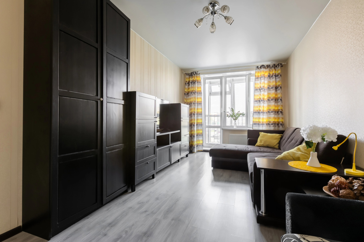 Апартаменты с 3мя комнатами NevaBed в небоскребе