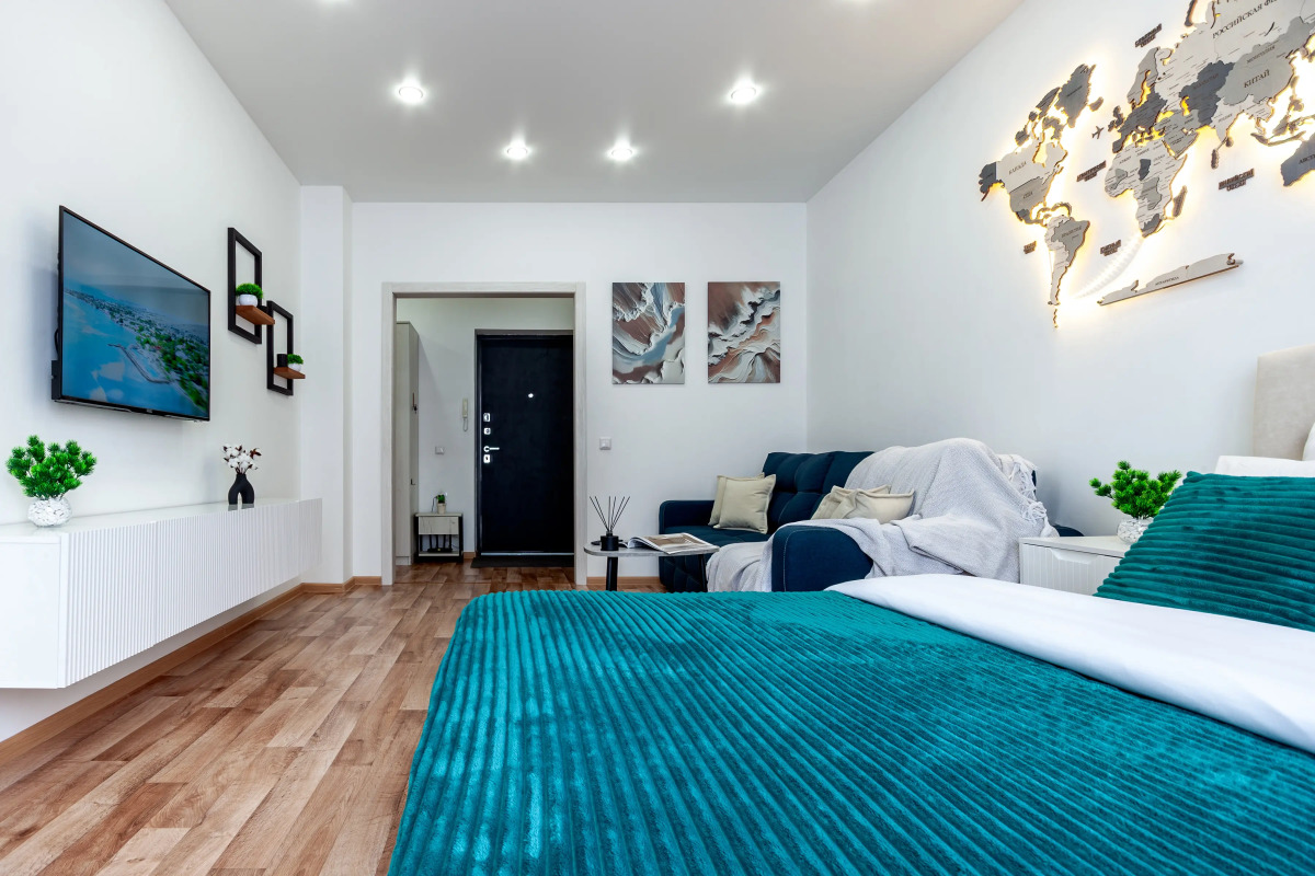 Квартира на Набережной Енисея у Фан-парка Бобровый Лог