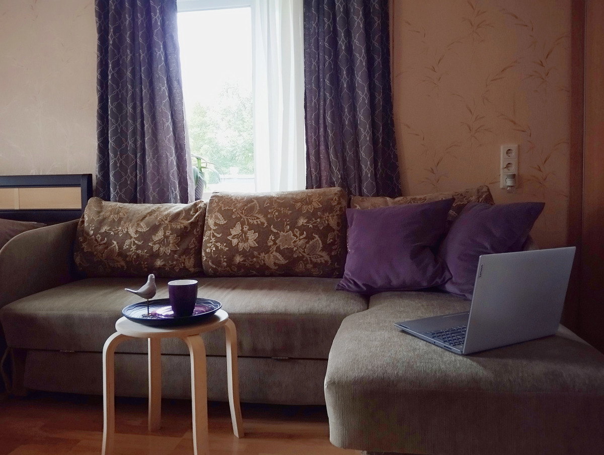 Апартаменты Студия с балконом 20 минут от центра