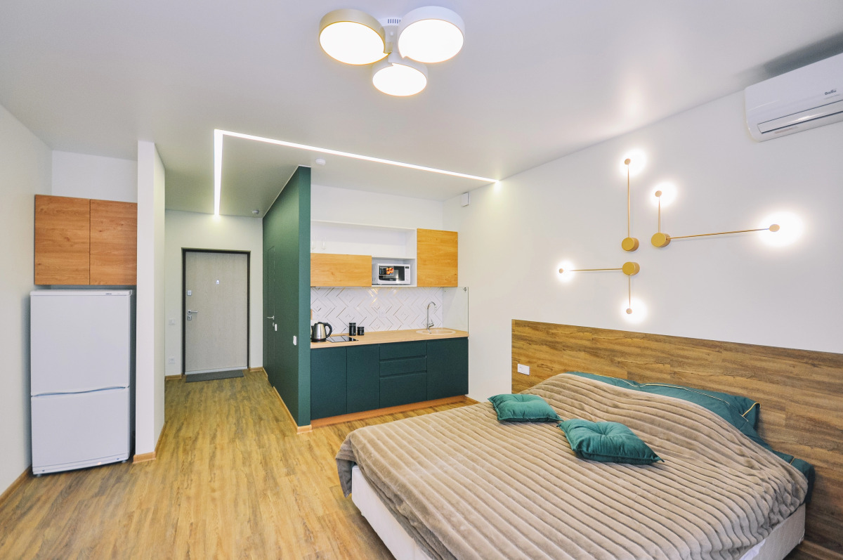 Апартаменты с джакузи у метро на набережной