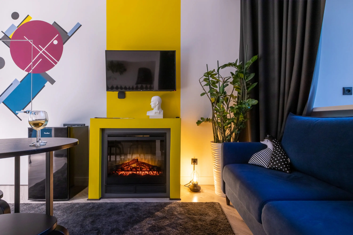 Апартаменты Авторская квартира с камином в самом сердце СПБ