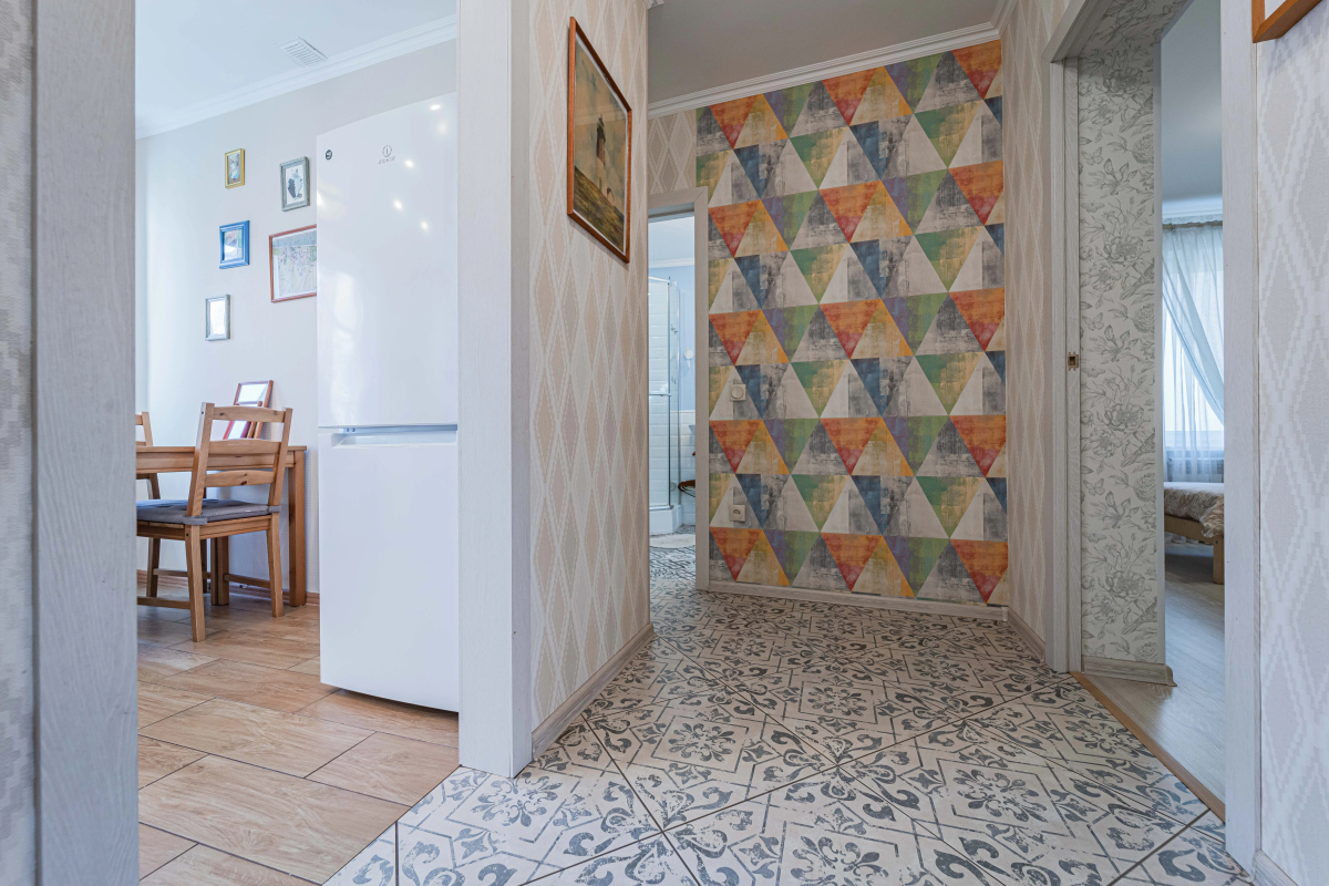 Апартаменты на пешеходной улице с 2-мя спальнями