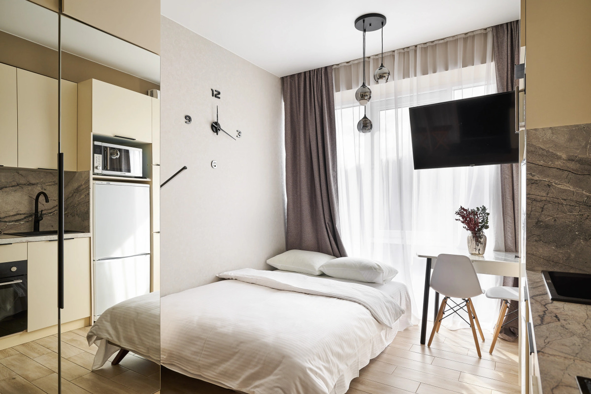 Квартира в Хосте с Отдельной Спальней и Видом на Море