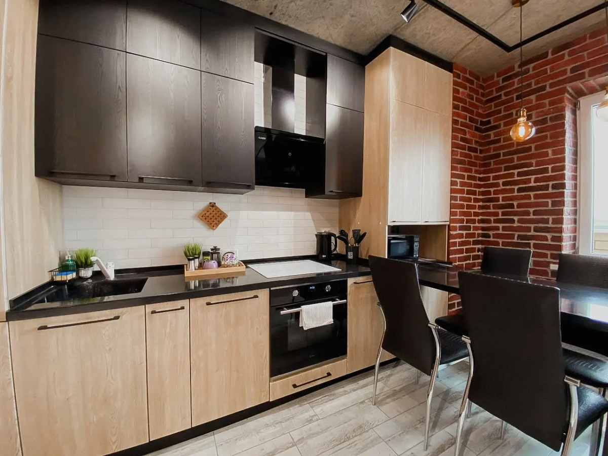 Квартира Green FOX от дизайнера в стиле Лофт