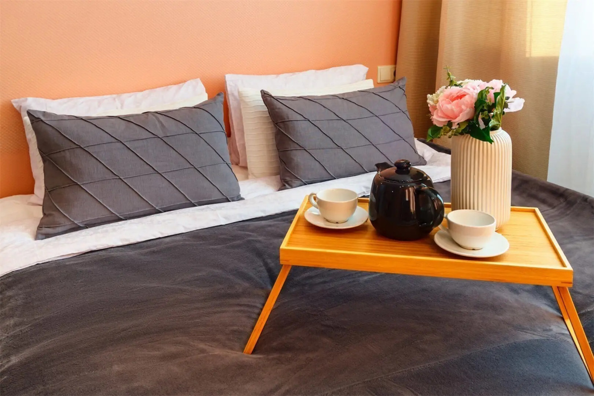 Апартаменты DoMino на набережной с видом на Подъемный мост