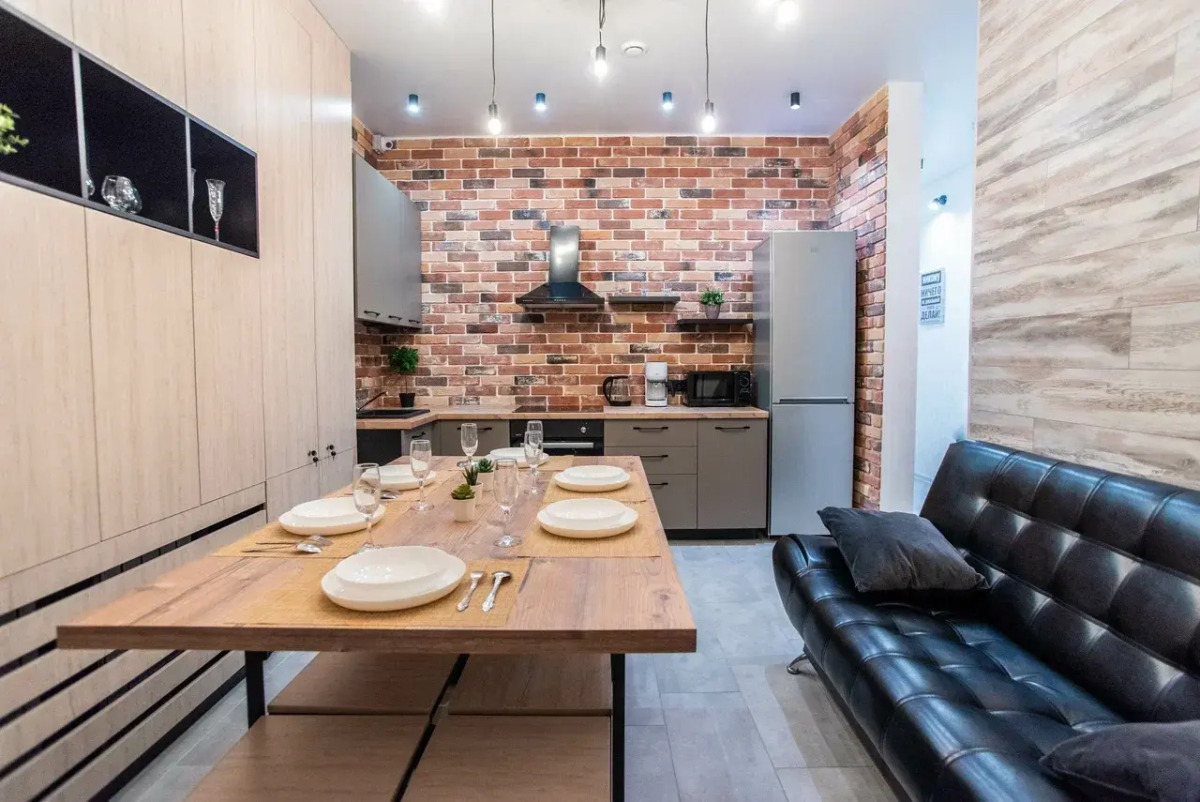 Квартира Loft в ЖК Волга-Парк для 10 гостей