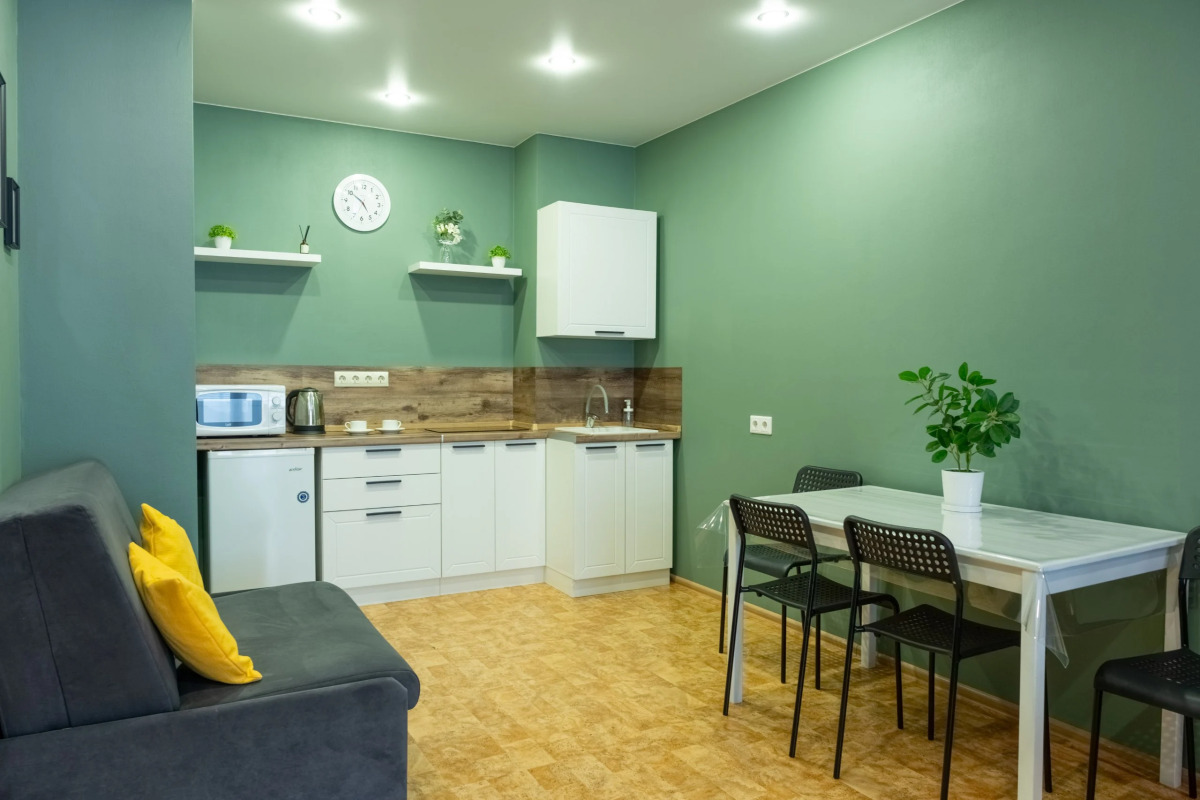 Апартаменты студия в одном из оживленных районов левого берега по улице Немировича -Данченко!