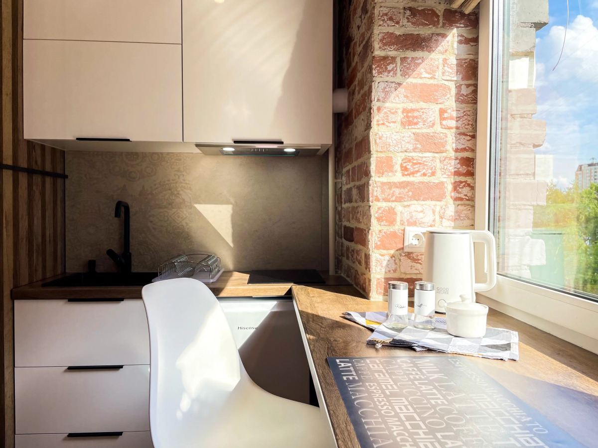 Апартаменты маленькие, но в них есть всё как в больших