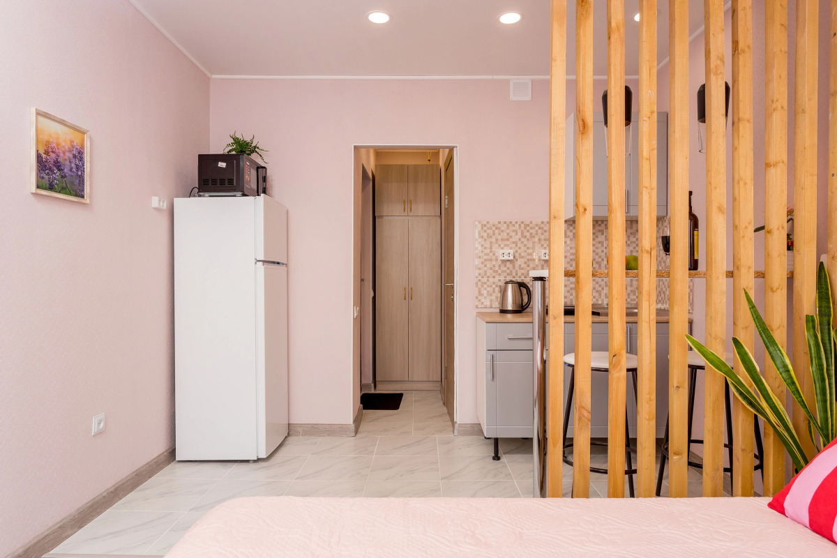 Апартаменты Уютная у стадиона на 1 этаже