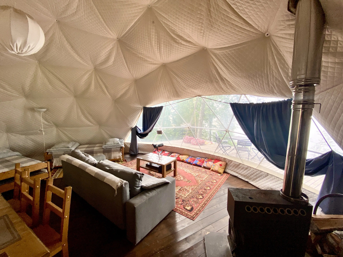 Глэмпинг Атмосфера