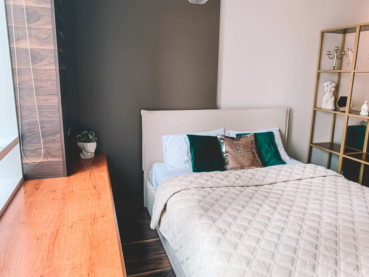 Апартаменты Просторная студия в ЖК Хедлайнер с видом на небоскребы Москва-Сити