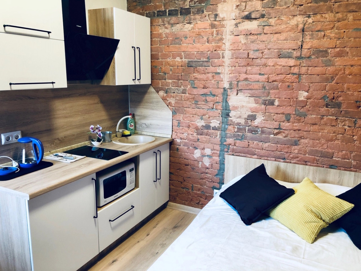 Апартаменты Студия Green на Фокина