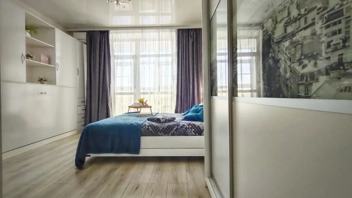 Квартира студия с видом на Амур и город