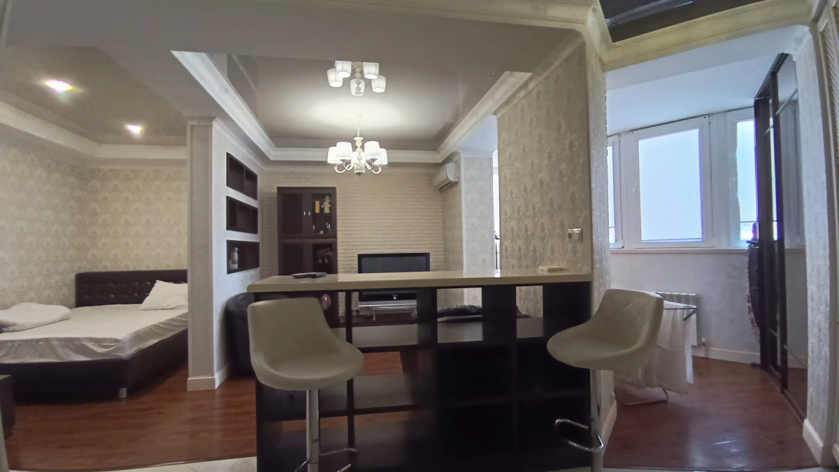 Квартира Уютная Комфортная Студия Рядом с Центром с Видом на Реку Дон