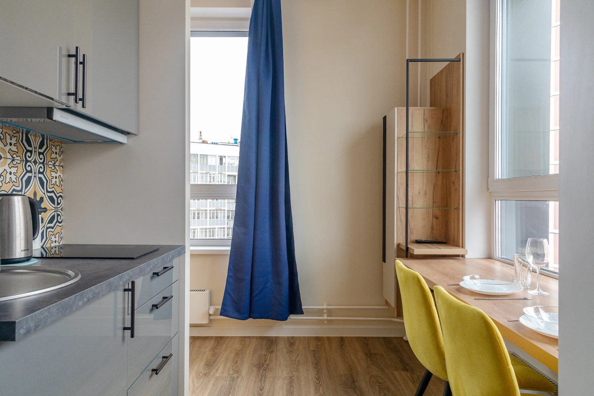Апартаменты InHome24 Minimalist Haven: студия в современном стиле