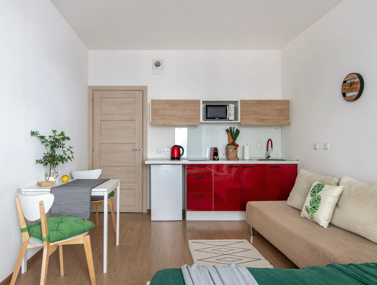 Квартира с балконом Piter Apartments у Московского проспекта