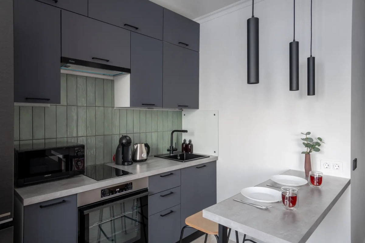 Квартира Студия серая