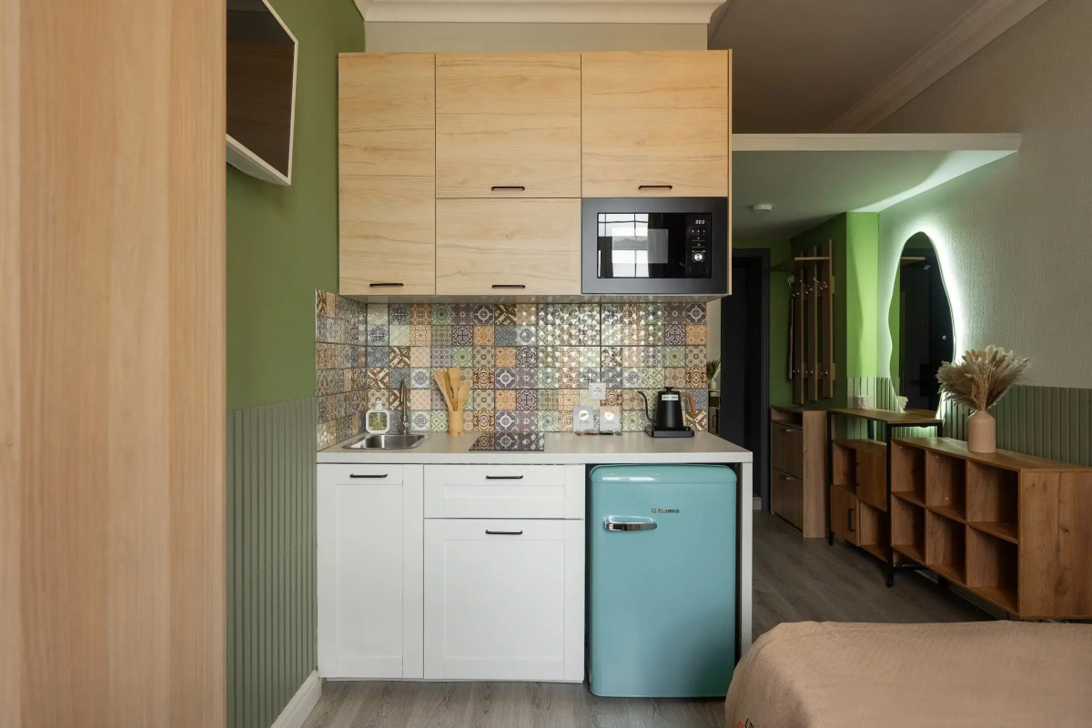 Апартаменты KeyGo #1010 Студия рядом с метро Окружная