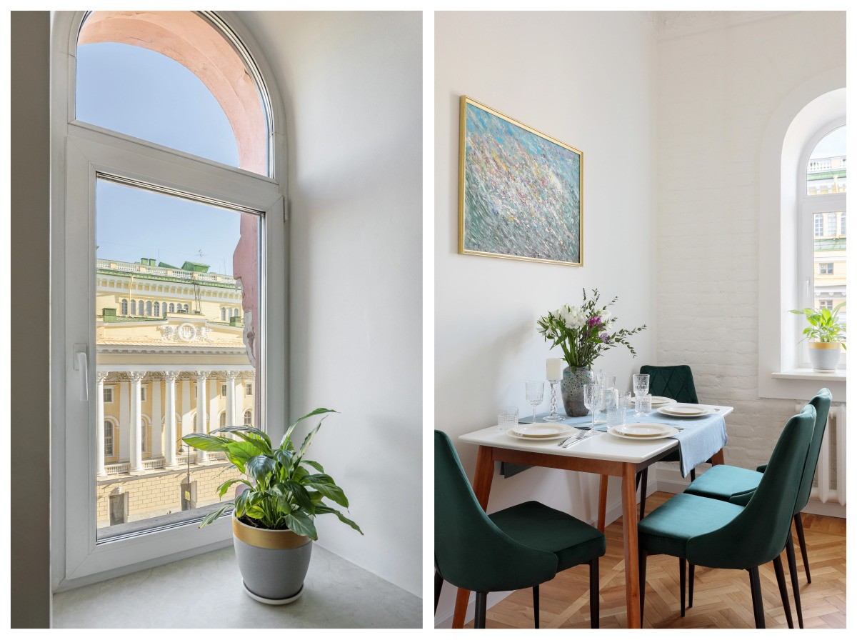 Апартаменты Minin Apartments с видом на Александринский Театр 130 кв.м.