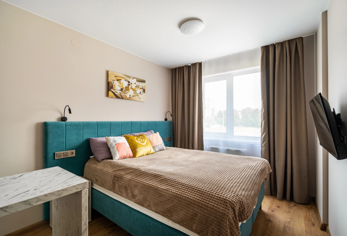 Апартаменты GLOBALSTAY. Новые студии 2 мин до метро Кировский завод