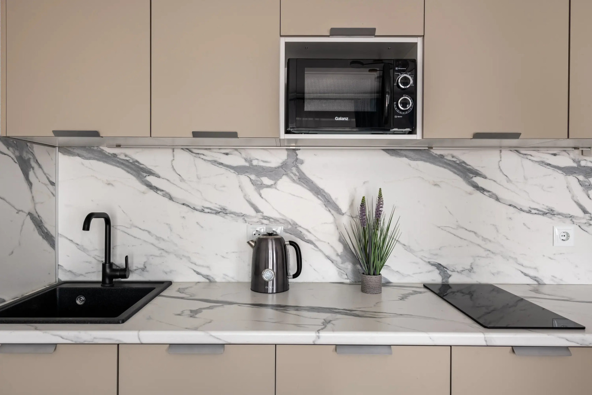 Квартира Лавандовые Сны - красивый вид на город с 31 этажа