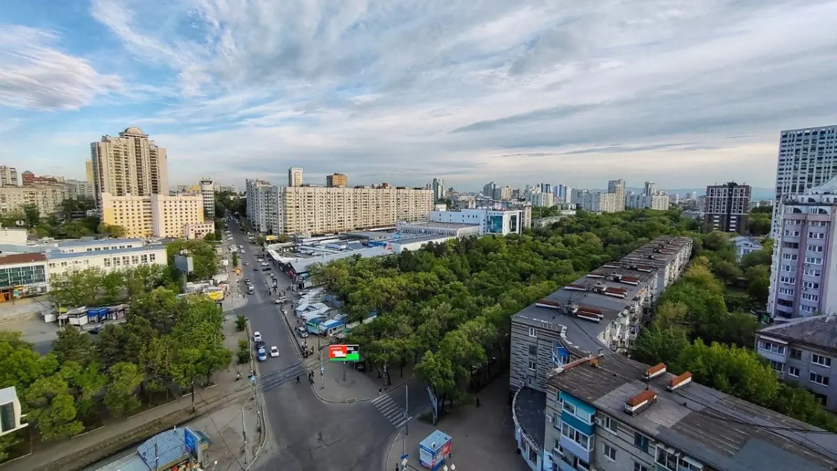 Квартира с видом на город в центре Хабаровска