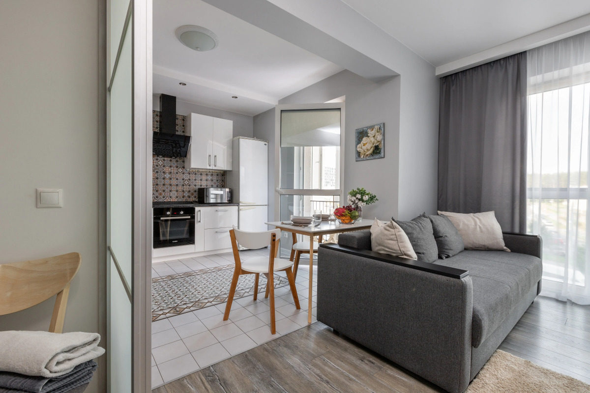 Апартаменты с уютным балконом