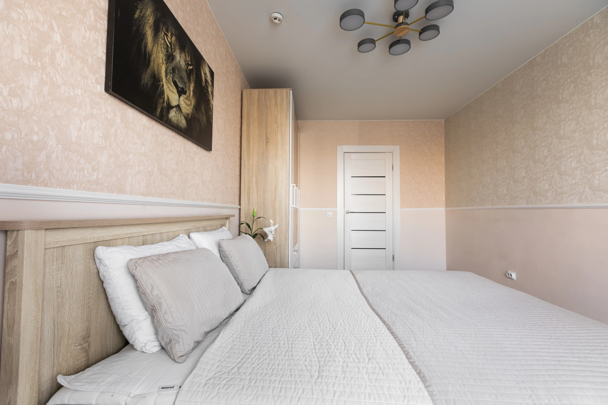 Апартаменты с 3мя комнатами NevaBed в небоскребе