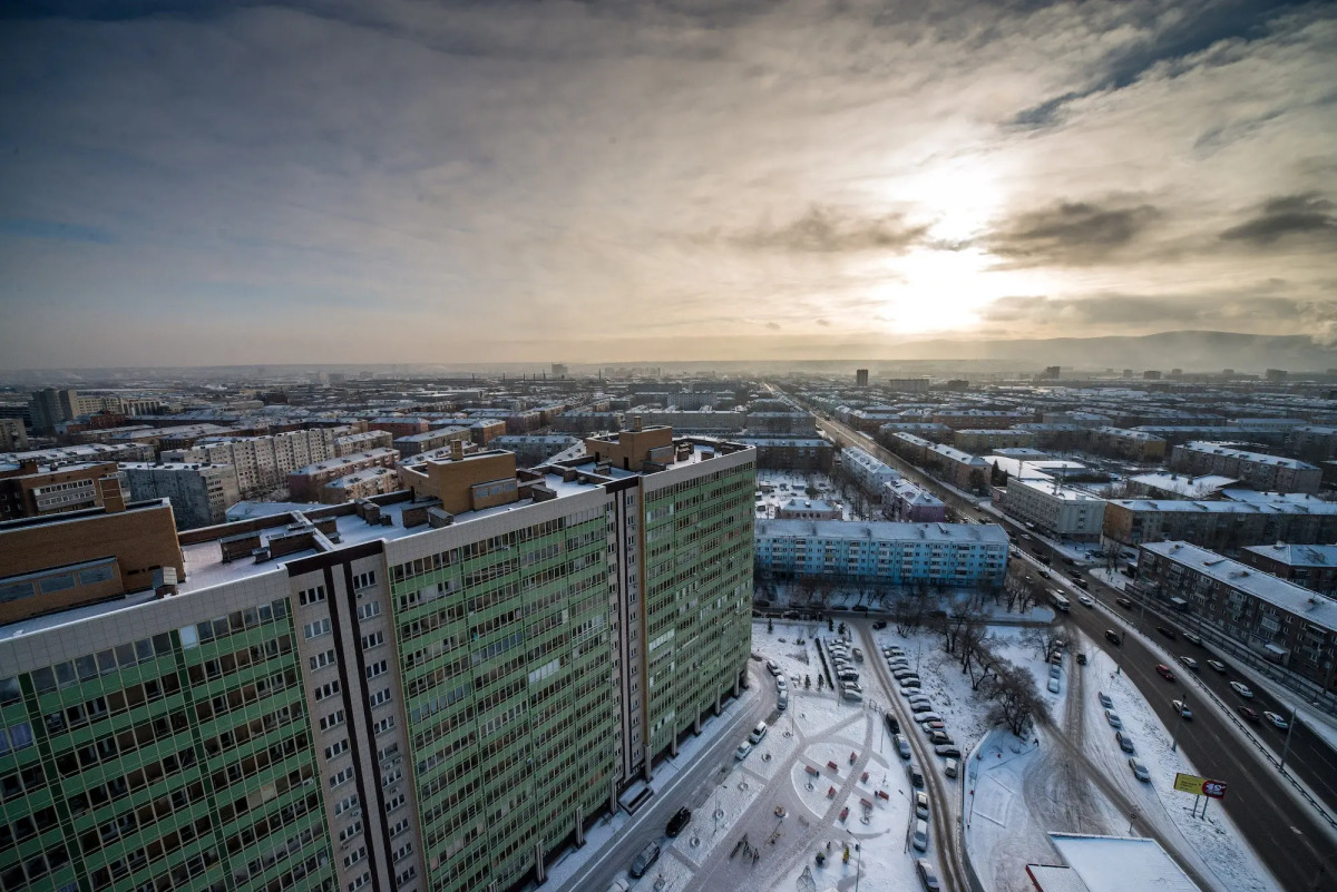 Квартира на 22 этаже с видом на город