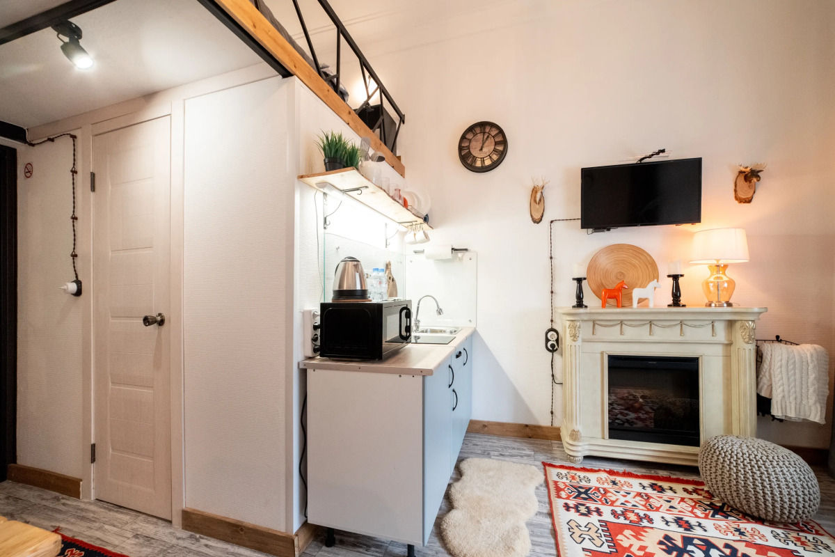 Квартира Студия Охотничий домик  в Центре Красноярска