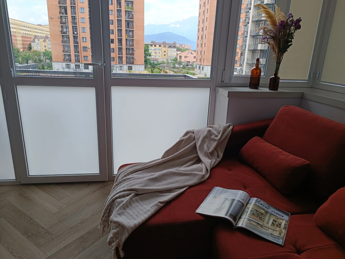 Квартира Новая с видом на горы и балконом