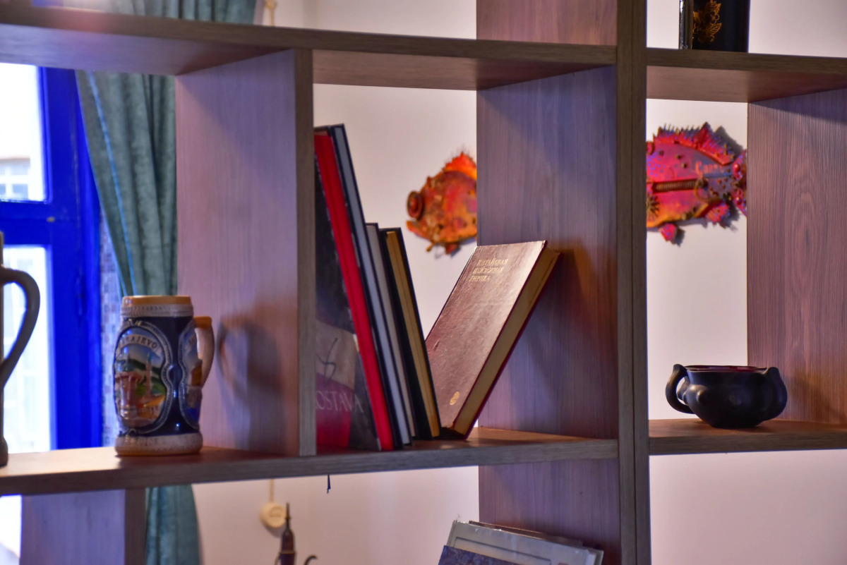 Квартира Дом библиотекаря с балконом